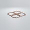 Ekena Millwork Medium Englewood Decorative Fretwork Wood Wall Panels, Alder, 15 3/8"W x 15 3/8"H x 3/8"T WALW16X16X0375EWDAL - alternate 3